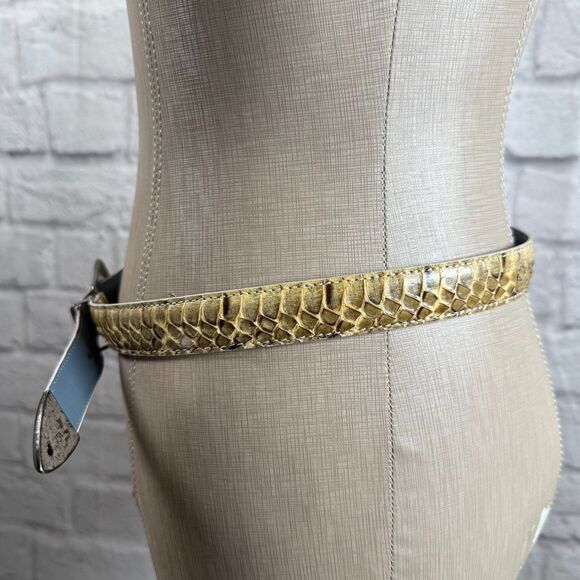 VTG Sabina Snakeskin Waist Belt Womens 32\